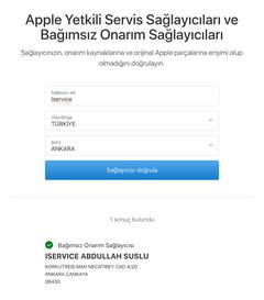 Yurtdışı imei kayıtlı iPhone için pil değişimi