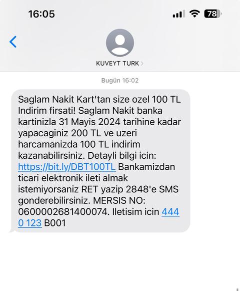 Kuveyt Türk'ün Yeni Kartı: Sağlam Kart (Fırsatlar)