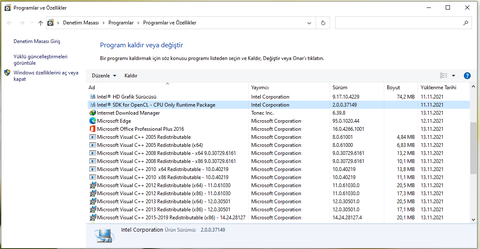 İntel SDK For OpenCL Cpu Only Runtime Package Ne İşe Yarıyor