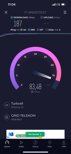 TÜM OPERATÖRLER 4,5G HIZ TESTİ [ANA KONU] 5G YE DOĞRU ADIM ADIM