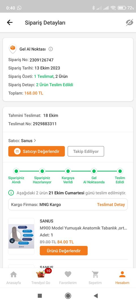 Sanus Memory Foam Tabanlıklar M900 Tek Fiyat 99,90 TL