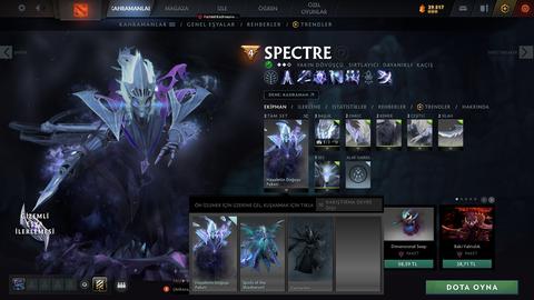 Satılık 1.9k mmr 5k bs zibilyon tane eşsiz skin ile hesap :)