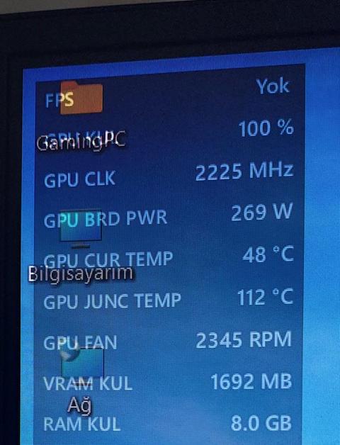 XFX 7900XT Yüksek JUNC TEMP Problemi, bakabilirmisiniz