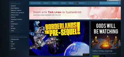 Steam kara haberi duyurdu: Türk Lirası kaldırılıyor