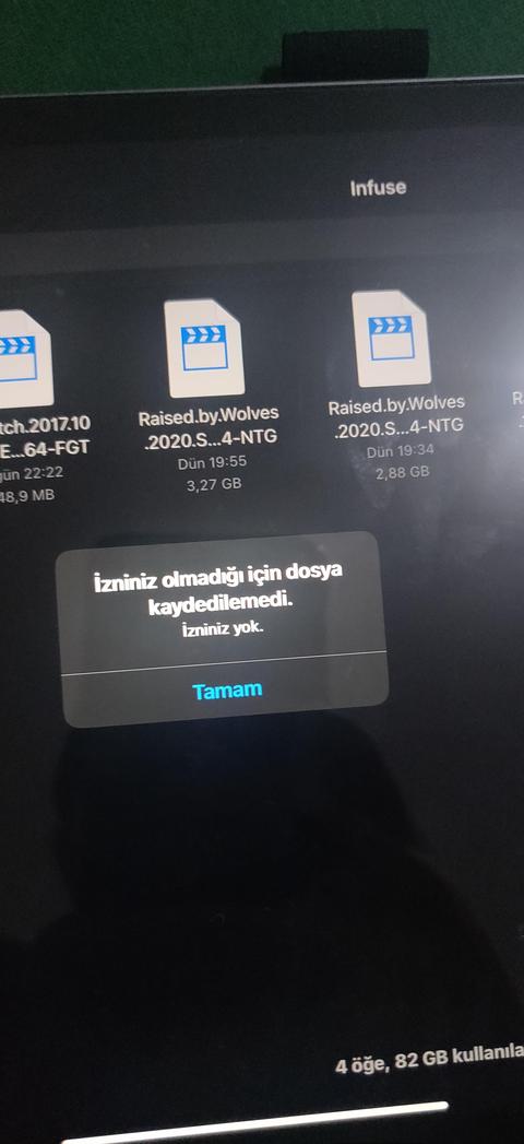 iPad video silinmiyor