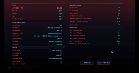 Ryzen 9 7950x3D, Radeon 6900XT ve MSI MPG x670E Cyberpunk 2077, Baldur's Gate 3 ve Starfield