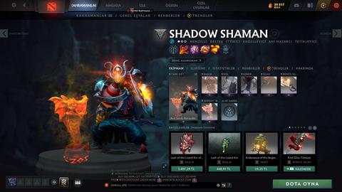 Satılık 1.9k mmr 5k bs zibilyon tane eşsiz skin ile hesap :)