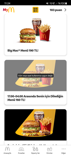 Mc Donald uygulaması Burger Crush tekrar geldi hayırlı olsun...