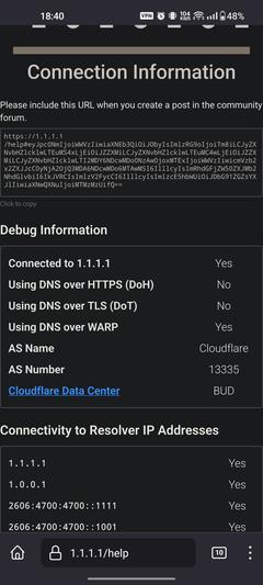 Superonline 1.1.1.1 DNS'i engellemiş