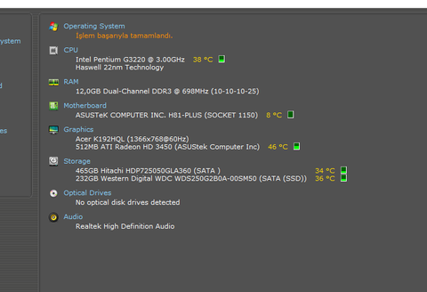 asustek computer ınc h81-plus 1150 soket