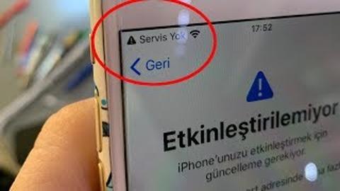 iPhone 5S etkinleştirilemiyor hatası