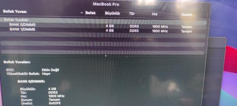 MacBook Pro 2014 boşta %78 fan uçuyor