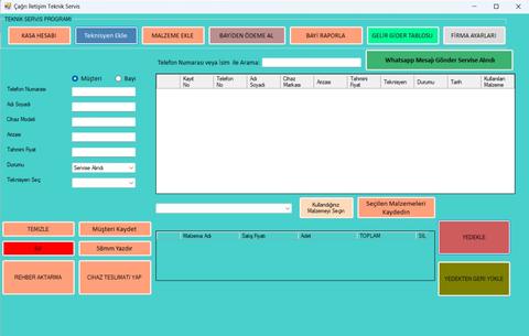 Teknik Servis Programı Ücretsiz