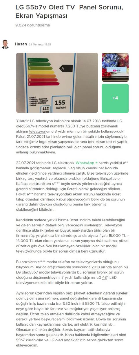 Garanti Bitse De Hak Arama Bitmedi! OLED Yanığında Tüketici Mahkemesi Süreçleri