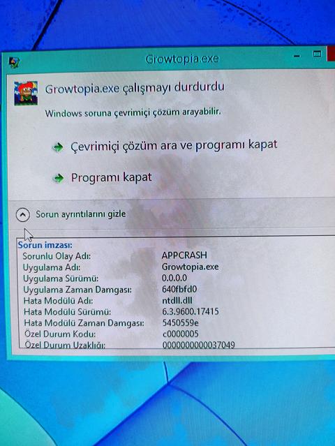 Windows 8.1 ''Çalışmayı Durdurdu'' Hatası?