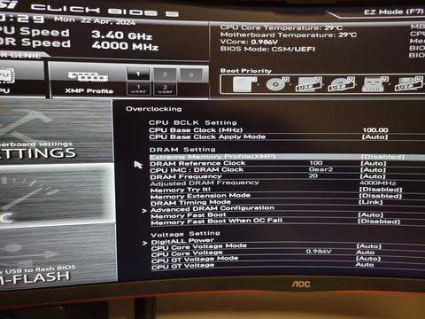 Corsair 4x16 GB 6000 MHz Ram XMP Sorunu!​ YARDIM