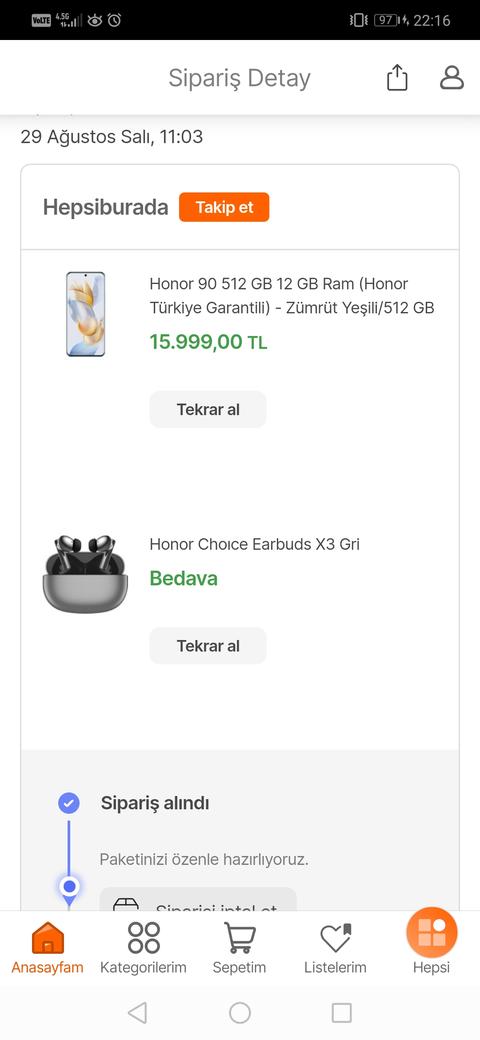 HONOR 90 ANA KONU 12/512 GB (TR DE SATIŞA ÇIKTI)