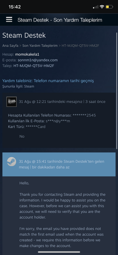 itemsatis.com tarafından dolandırılmam