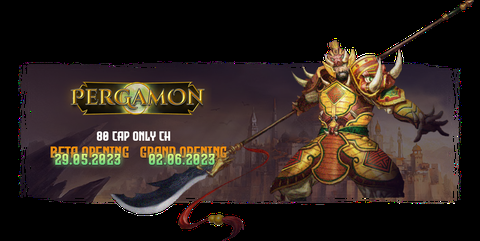 PERGAMON ONLINE | 80 CAP ONLY CHINESE | Beta Opening 29.05.2023 | Grand Opening 02.06.2023