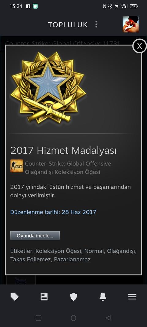 Satılık Seçkin Csgo'lu Steam hesabı