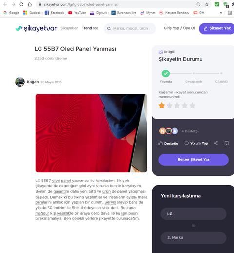Garanti Bitse De Hak Arama Bitmedi! OLED Yanığında Tüketici Mahkemesi Süreçleri