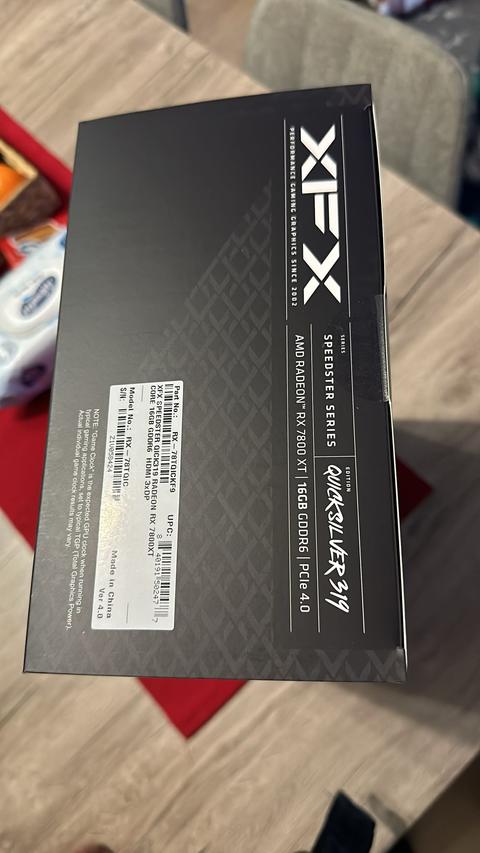 XFX Speedster Qick 319 7800 XT Yanıyor