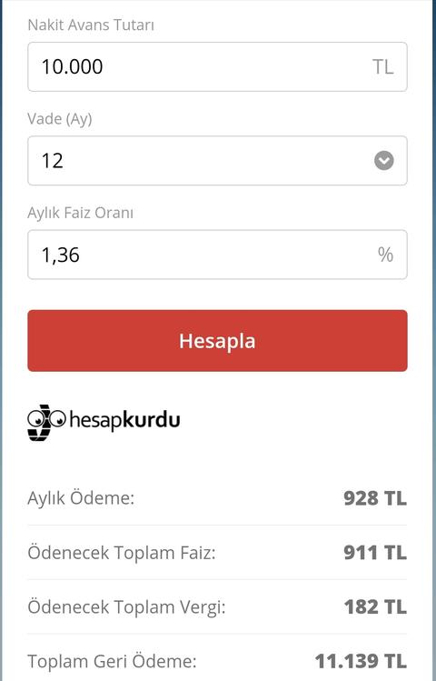 KMH (Ek/Avans) Hesap vs Kredi Çekmek?