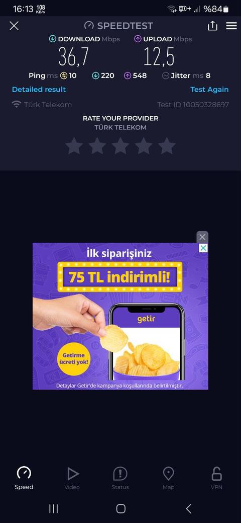 Millenicom,Yeni taşındım ve kurulum yapıldı ama hızım çok düşük.