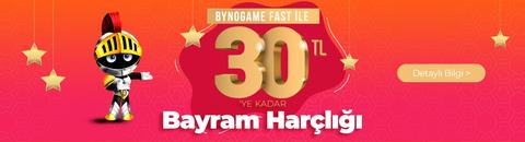ByNoGame FAST ile Para Yatır 30 TL Bayram Harçlığını Kap!