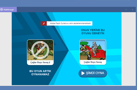 Flash Player Gitti,Çocukluğumun oyunlarını nasıl oynayacağım??