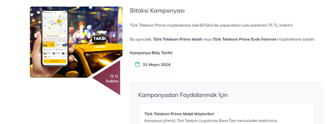 Türk Telekom Prime 75 TL'lik BİTAKSİ İndirim Kodu