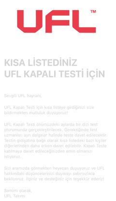 UFL - Yeni Ucretsiz Futbol Oyunu