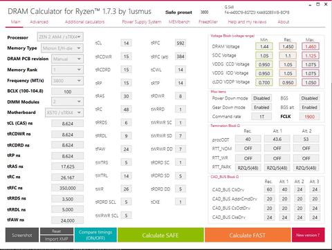 Ryzen için DRAM Calculator Kullanımı