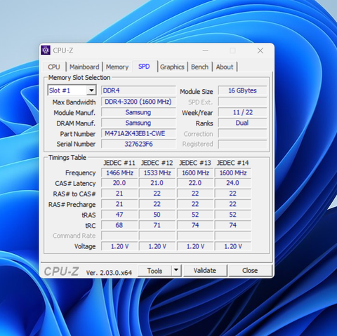 Laptop RAM yükseltme sonrası CAS latency değerleri farklı gözüküyor