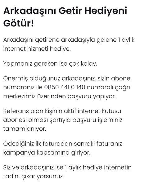 İnternet Kutusu Fiber/Vdsl/Adsl Taahhütsüz (100 Mbps 99,90 / 250 Mbps 159,90 TL )