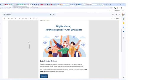 TURKNET GİGAFİBER İSTİYORUM