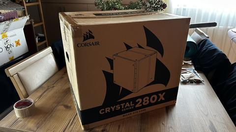 SATILIK - Corsair Crystal 280X RGB Tempered Glass (Micro-ATX kasa) - BEYAZ