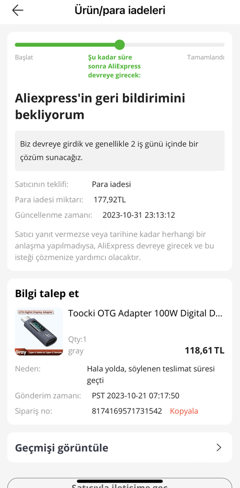 Aliexpress İade Süreçleri Hakkında Her Şey [ANA KONU]