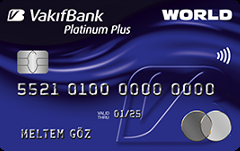 Vakıfbank Platinum Plus / Platinum Plus Metal kartlar