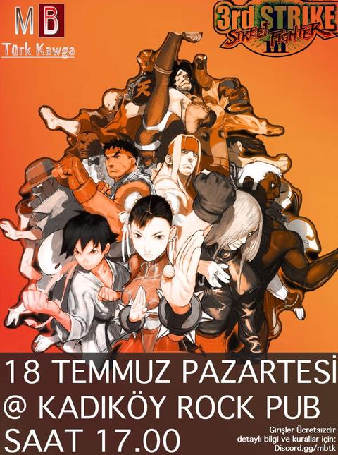 SF III 3rd Strike offline turnuvası katılım ücretsiz.