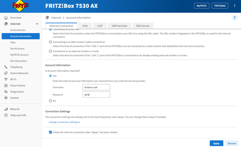 AVM Fritz Box 7530 Kullanan var mı ?