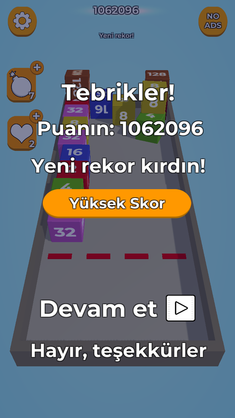  2048 Oyun rekorları ve ipuçları