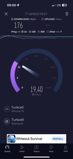 TÜM OPERATÖRLER 4,5G HIZ TESTİ [ANA KONU] 5G YE DOĞRU ADIM ADIM