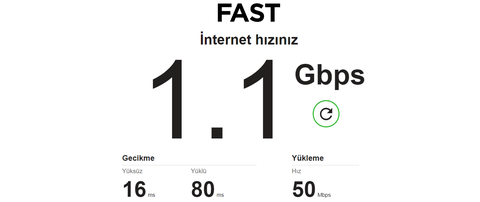 TÜRK TELEKOM 500-1000 MBPS İNTERNET KULLANICI DENEYİMLERİ (SPEEDTEST-FAST)