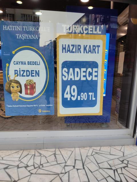 Turkcell Ön Ödemeli Hat 49,90 TL (Bölgesel-Afyon)