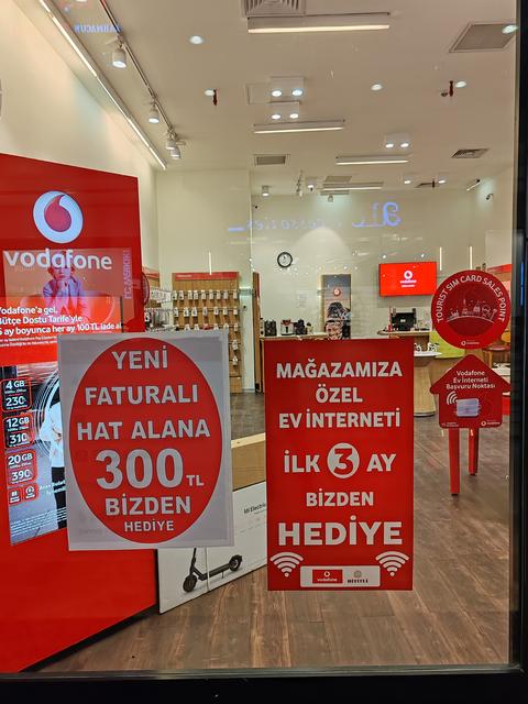 Vodafone Faturasız Hat 100 TL