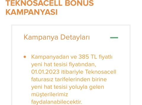 Teknosacell Yeni Faturasız Sim Kart Fiyatları 385₺ Oldu!