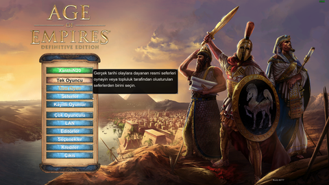 Age of Empires Definitive Edition Türkçe Yama Çalışması