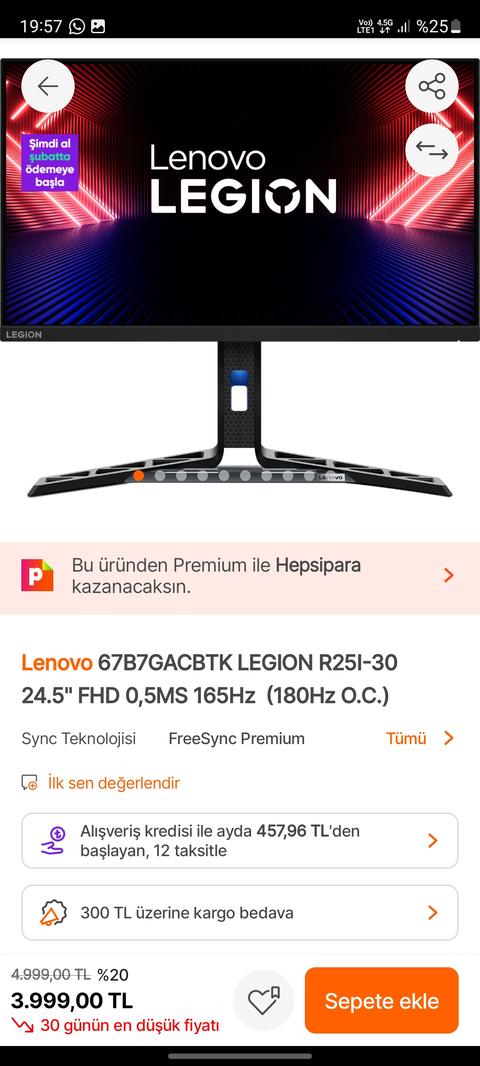 lenovo legion r25I-30 mu yoksa MSI G272C mi