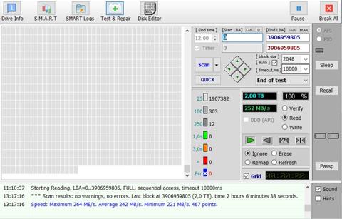 Yeni Harici Disk'de (Toshiba) Delay Detected --- (WD My Passport alındı, test başarılı)